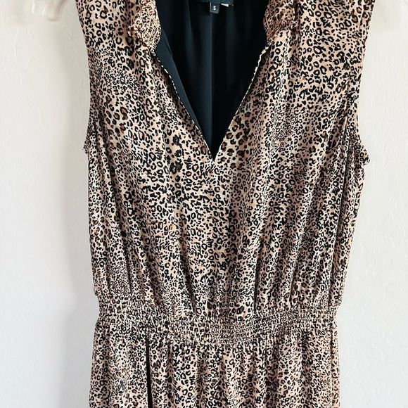 1 State Women’s Sleeveless Leopard High Low Dress Size S - Picture 5 of 9